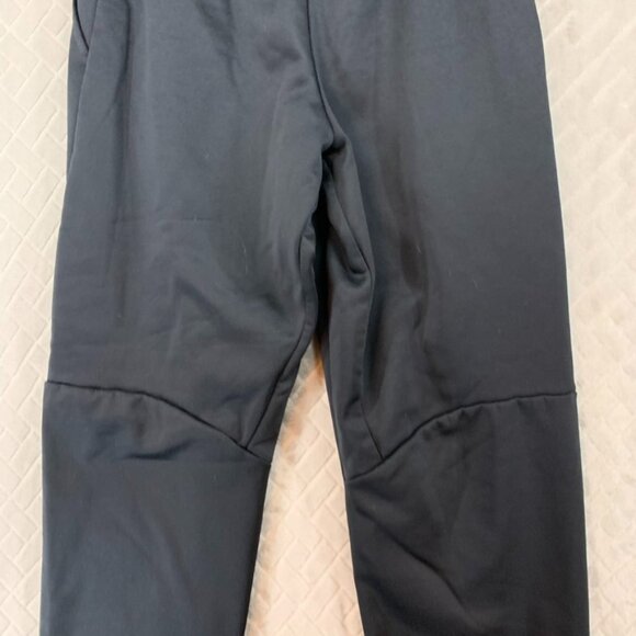 Nike Mens S Pants Black Dri-Fit Slim Straight Athleisure Running Swoosh Logo - Picture 13 of 16